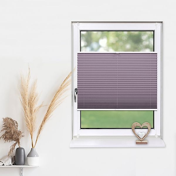 Deco-Raum Plissee Basic ohne Bohren 40x150cm Hellgrün Blickdicht Klemmfix günstig online kaufen