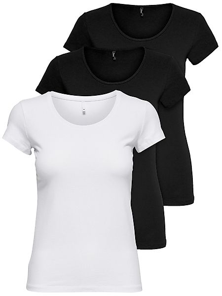 ONLY T-Shirt ONLLIVE LOVE NEW (3-tlg., günstig online kaufen
