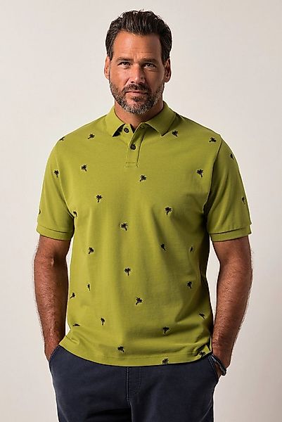 JP1880 Poloshirt Poloshirt Halbarm Piqué Stickmuster günstig online kaufen