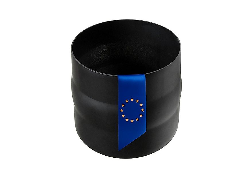 Raik Ofenrohr Raik Rauchrohr Ofenrohr 150mm - Adapter schwarz, Adapter günstig online kaufen