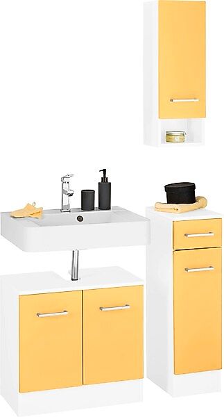 welltime Badmöbel-Set »Ribera«, (3 St.), Waschplatz, Hängeschrank, Untersch günstig online kaufen