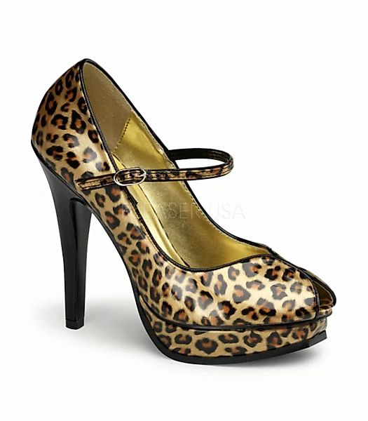Peeptoes PLEASURE-02 - Lack Leopard (Schuhgröße: EUR 41) günstig online kaufen