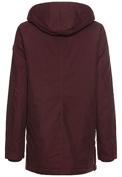 camel active Parka Wachsjacke mit abnehmbarer Kapuze günstig online kaufen