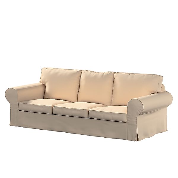 Bezug für Ektorp 3-Sitzer Schlafsofa, ALTES Modell, creme-beige, Sofahusse günstig online kaufen