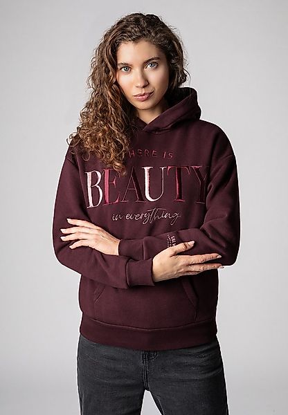 SUBLEVEL Kapuzenpullover Damen Hoodie Kapuzenpullover bestickt Sweater, Kap günstig online kaufen