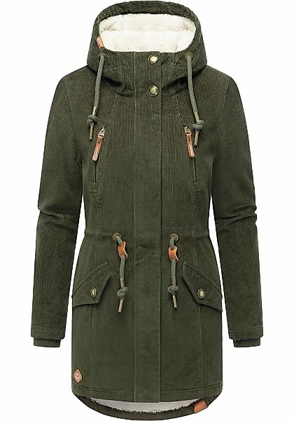 Ragwear Kurzmantel "Ellsie Cordy YOUMODO", Warmer Winterparka Kordmantel mi günstig online kaufen