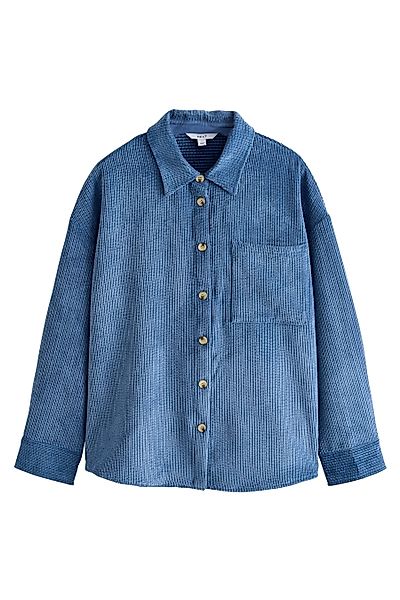 Next Langarmhemd Langärmelige Hemdjacke aus Kord günstig online kaufen