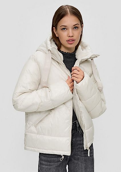 QS Winterjacke Outdoor-Jacke Steppjacke im Fabricmix günstig online kaufen