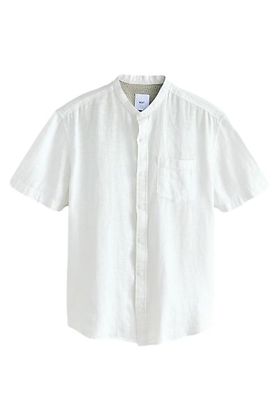 Next Kurzarmhemd Kurzarmhemd mit Stehkragen Baumwolle günstig online kaufen