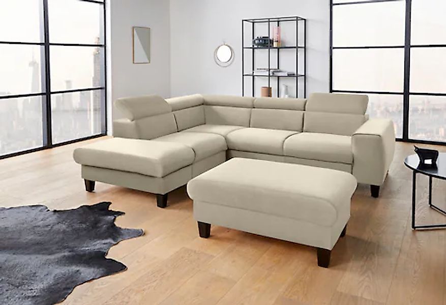 COTTA Polstergarnitur »Morven L-Form«, (Set), Set bestehend aus: Ecksofa mi günstig online kaufen