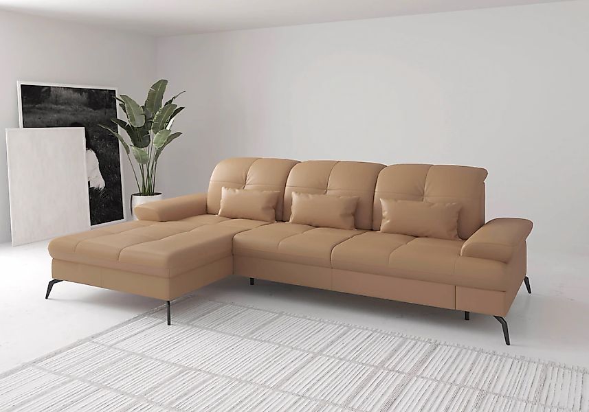 sit&more Ecksofa "Amica, L-Form, inkl. Sitztiefenverstellung & Armteilverst günstig online kaufen