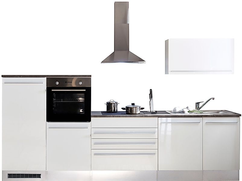 BASIC by Balculina Küchenzeile "Jazz" Breite 320 cm, wahlweise mit E-Geräte günstig online kaufen