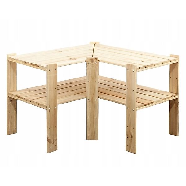 PROREGAL Eckregal Woodland HxBxT 64 x 85 x 30 cm Fachlast 120 kg 3 Fachbode günstig online kaufen