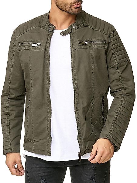 RedBridge Bikerjacke robuste Bickerjacke mit Reißverschluss günstig online kaufen