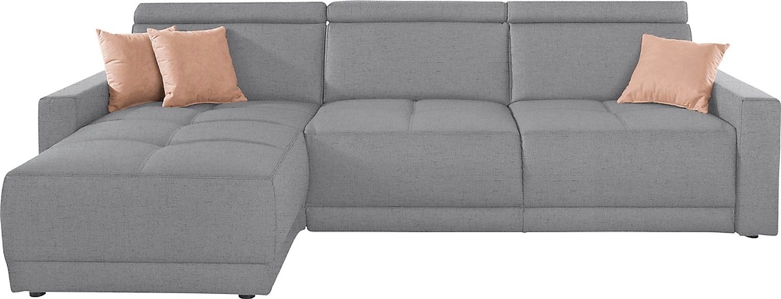 DOMO collection Ecksofa "Ava mit moderner Sitzheftung & toller Doppelnaht, günstig online kaufen