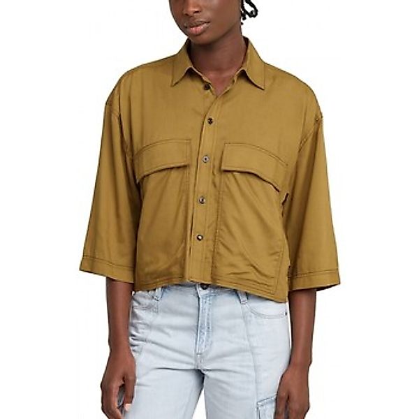 G-Star Raw  Blusen Boxy-Hemd in dunklem Senfgelb günstig online kaufen