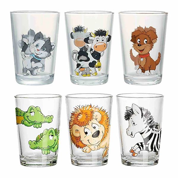 Ritzenhoff & Breker Kinderbecher "Kindergläser Hof- und Zootiere 205 ml 6er günstig online kaufen