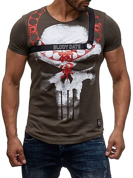 Egomaxx T-Shirt Skull Print Totenkopf H2040 (1-tlg) günstig online kaufen