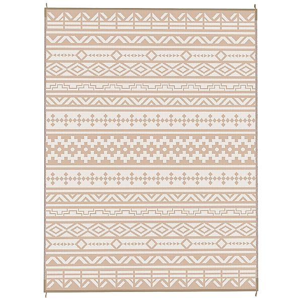 Outsunny Outdoor-Teppich, beidseitig verwendbar 3,7 x 2,7 m, Bodenteppich m günstig online kaufen