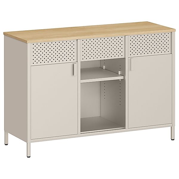 SONGMICS Aktenschrank Aufbewahrungsschrank (Metallschrank, Schrank mit günstig online kaufen