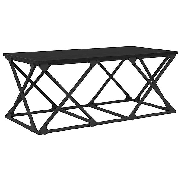 vidaXL Couchtisch Schwarz Eichen-Optik 100 x 49 x 40 cm Holzwerkstoff 88276 günstig online kaufen