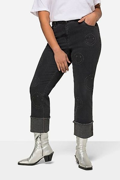 Angel of Style Regular-fit-Jeans Jeans Smiley-Muster Ziersteine 5-Pocket günstig online kaufen