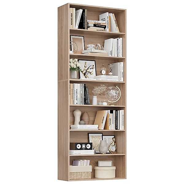 Homfa Bücherregal, 210cm Standregal, Bücherschrank mit günstig online kaufen