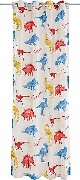 OTTO home Gardine "DINO" Ösen 1 Stk. tlg. Kindergardine, einseitig mit Dino günstig online kaufen