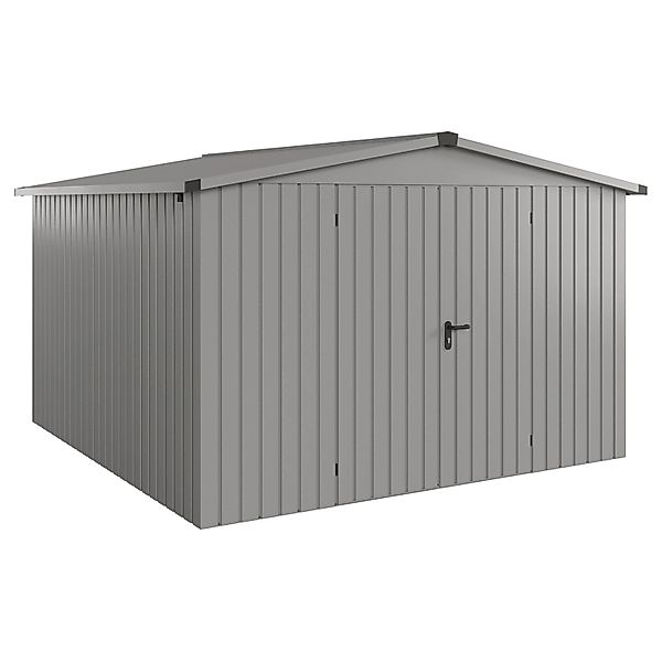 Hörmann EcoStar Gerätehaus Euroline Satteldach 2-flg 333 x 325 cm Graualumi günstig online kaufen