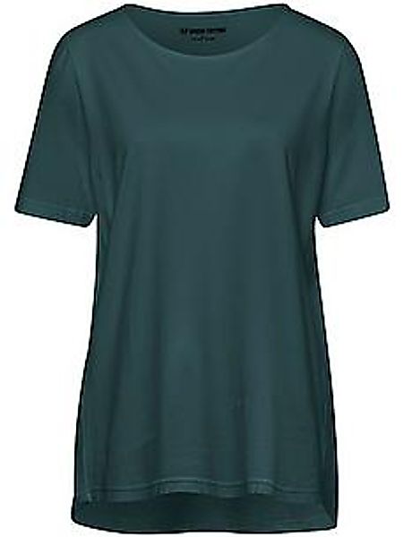 Rundhals-Shirt Benedikte Green Cotton grün günstig online kaufen