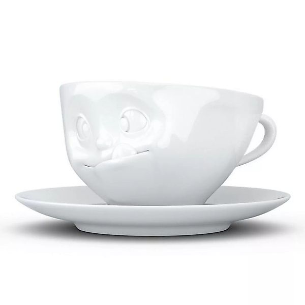 TV Tassen Kaffeetasse weiß lecker 0,20 L günstig online kaufen