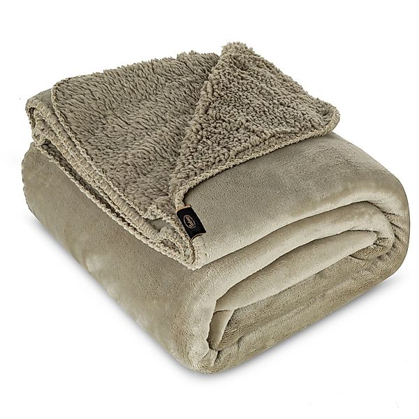 Wohndecke TEDY, Eurofirany, Teddy-Fleece, kuschelige Sofadecke, günstig online kaufen