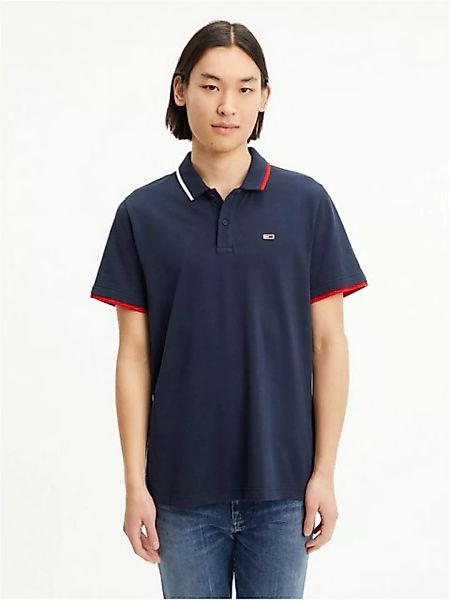 Tommy Jeans Poloshirt TJM REG FLAG NECK POLO günstig online kaufen