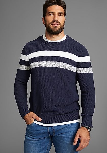 Man's World Rundhalspullover Bis Größe 5 günstig online kaufen