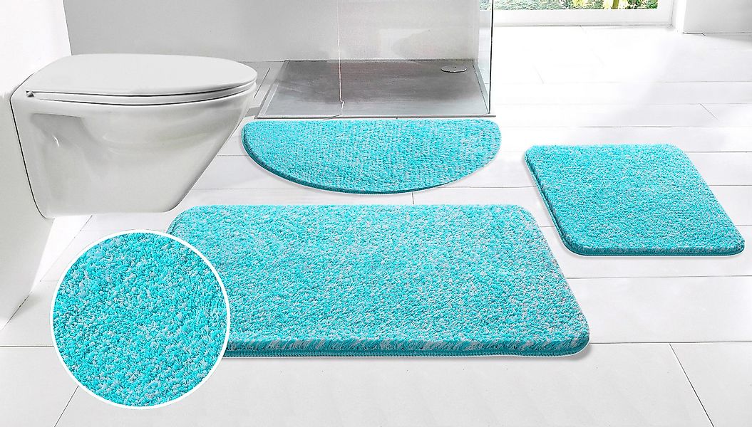 my home Badematte Vanessa meliert, Badvorleger, günstig online kaufen