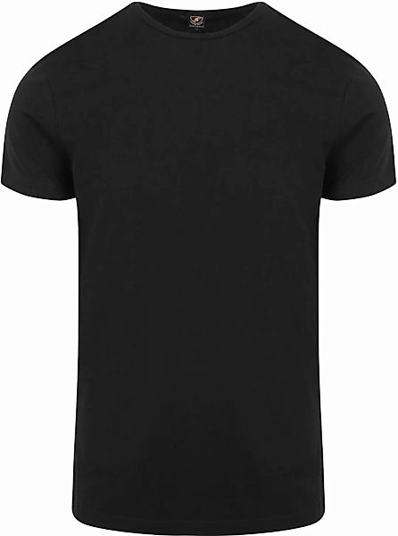 Suitable Ota T-Shirt Rundhalsausschnitt Schwarz 2-Pack - Größe S günstig online kaufen