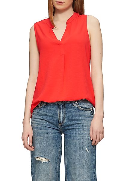 QS Klassische Bluse ohne Ärmel günstig online kaufen