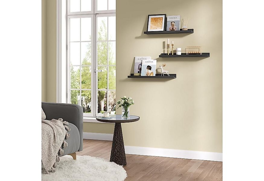 EUGAD Wandregal, Set 3-tlg., Schweberegal Bilderleiste aus MDF günstig online kaufen