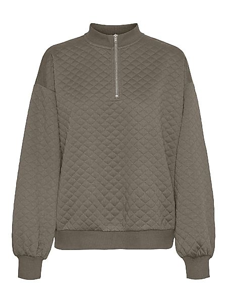 NOISY MAY Stepp- Sweatshirt Damen Braun günstig online kaufen