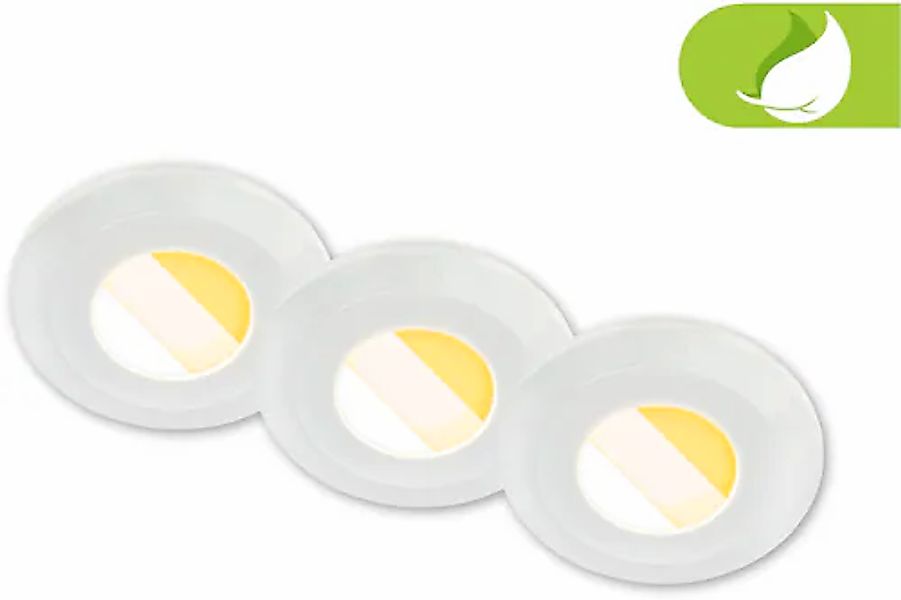 Briloner Leuchten LED Einbauleuchte, 3er-Set, LED fest integriert günstig online kaufen