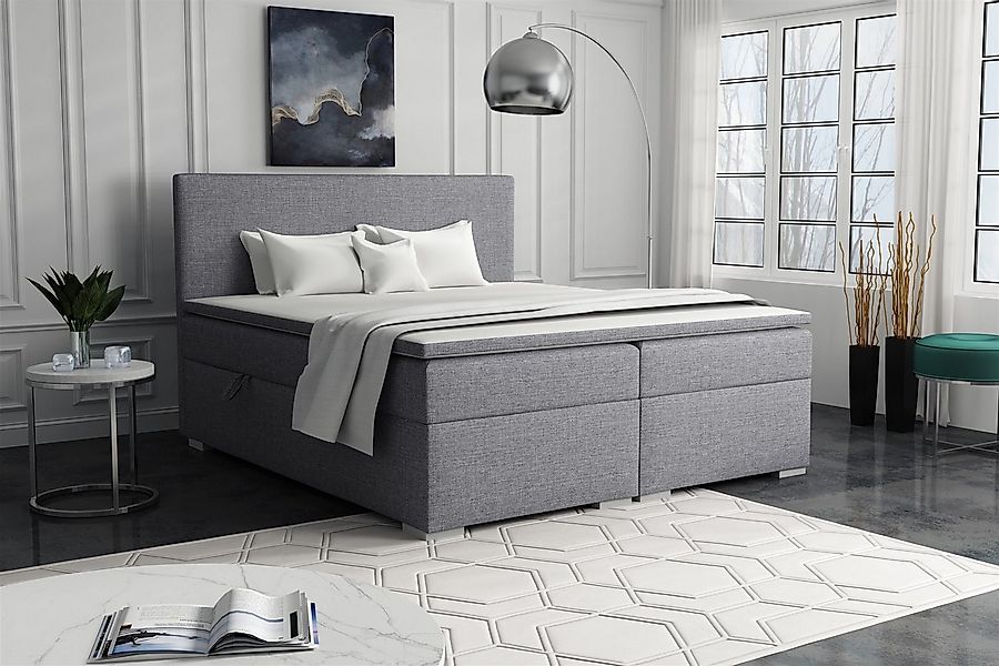 Fun Möbel Boxspringbett Schlafzimmerbett SOREL (inkl. Kaltschaumtopper, ink günstig online kaufen