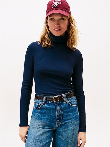 Tommy Hilfiger Langarmshirt SLIM 5X2 RIB günstig online kaufen