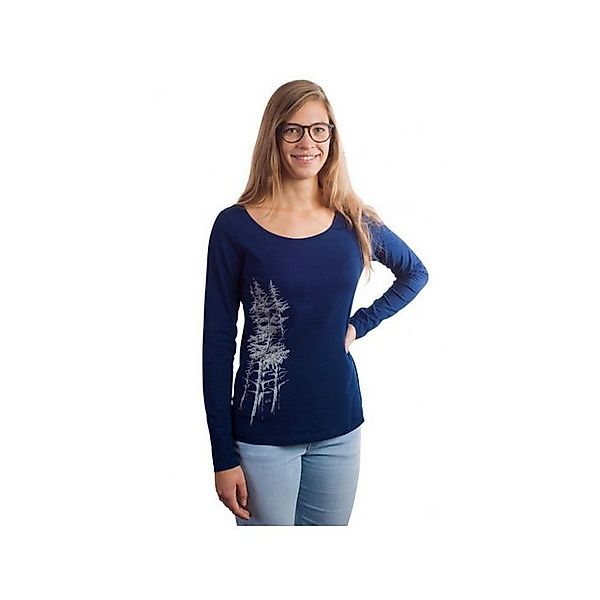Life-Tree Rundhalsshirt Rundkragen Langarmshirt ’für Damen in rot’ (1-tlg., günstig online kaufen