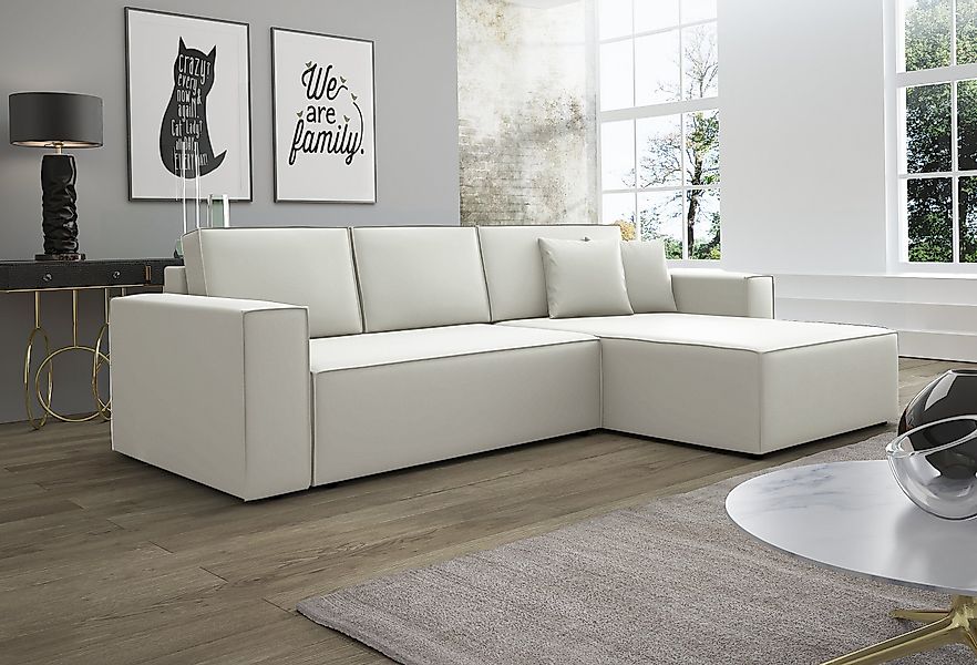 Fun Möbel Ecksofa Ecksofa Schlafsofa Sofa günstig online kaufen