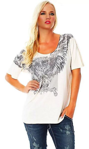 Religion Damen T-Shirt Kurzarmshirt Shirt OWL TEE B142OWT25 günstig online kaufen