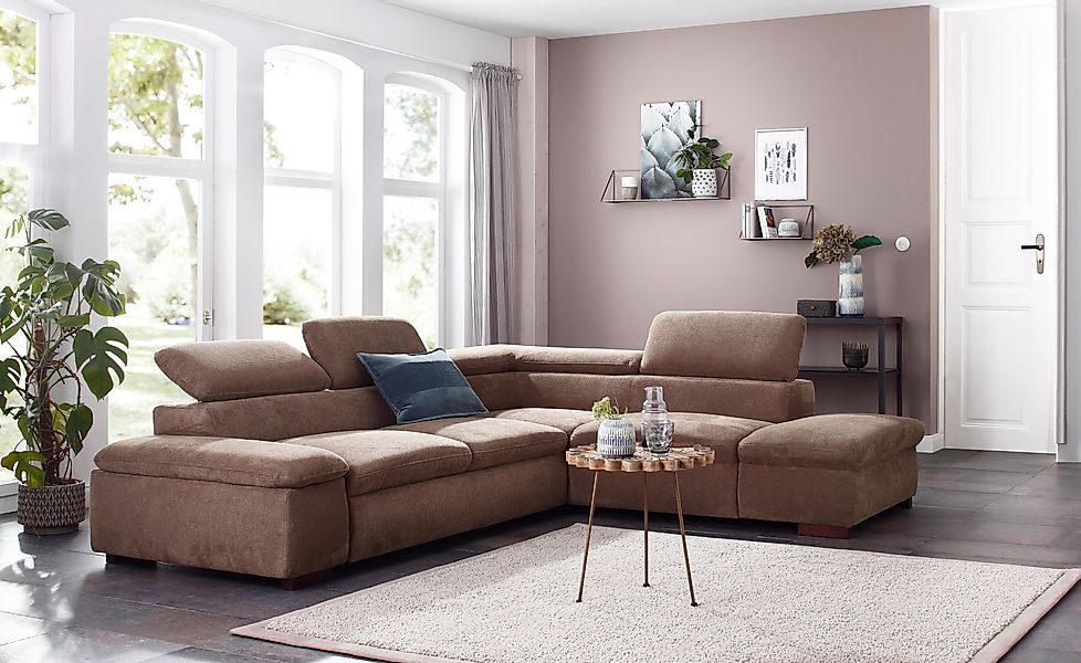 Home affaire Ecksofa Alberto L-Form, mit günstig online kaufen