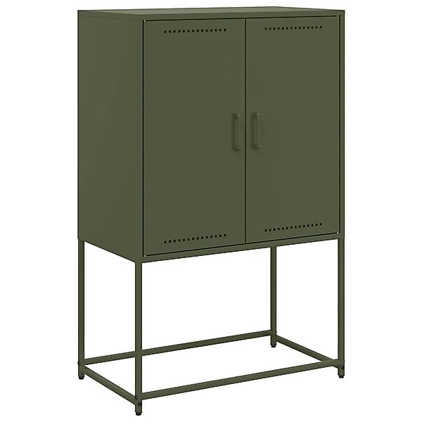 vidaXL Highboard Olivgrün 68,5x38,5x107 cm Stahl 846510 günstig online kaufen