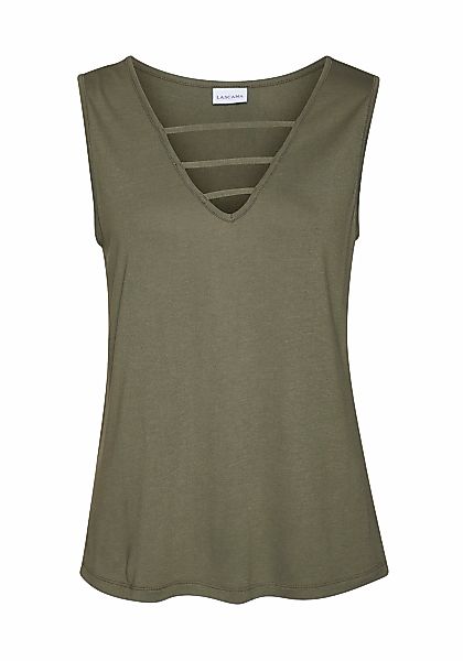 LASCANA Tanktop mit Zierbändern, Jerseytop, modisches günstig online kaufen