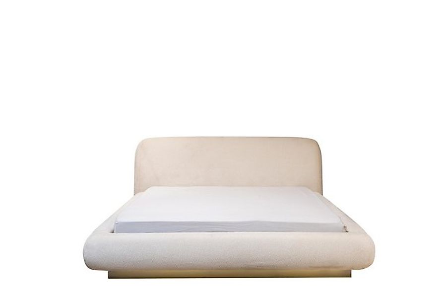 JVmoebel Bett Modernes Weißes Polsterbett Textilbett Doppelbett Luxus (1-tl günstig online kaufen