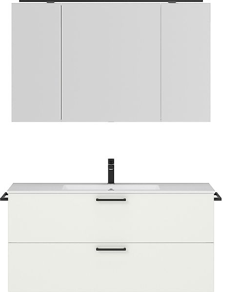 nobilia® Badmöbel-Set »Tolvina«, (2 St., vormontiert, mit Soft-Close), inkl günstig online kaufen